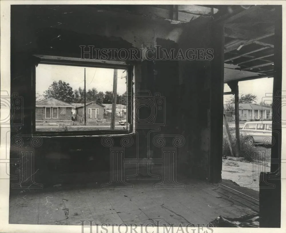 1969 Press Photo Abandoned house in the 2300 block of Tupelo Avenue - nob97809