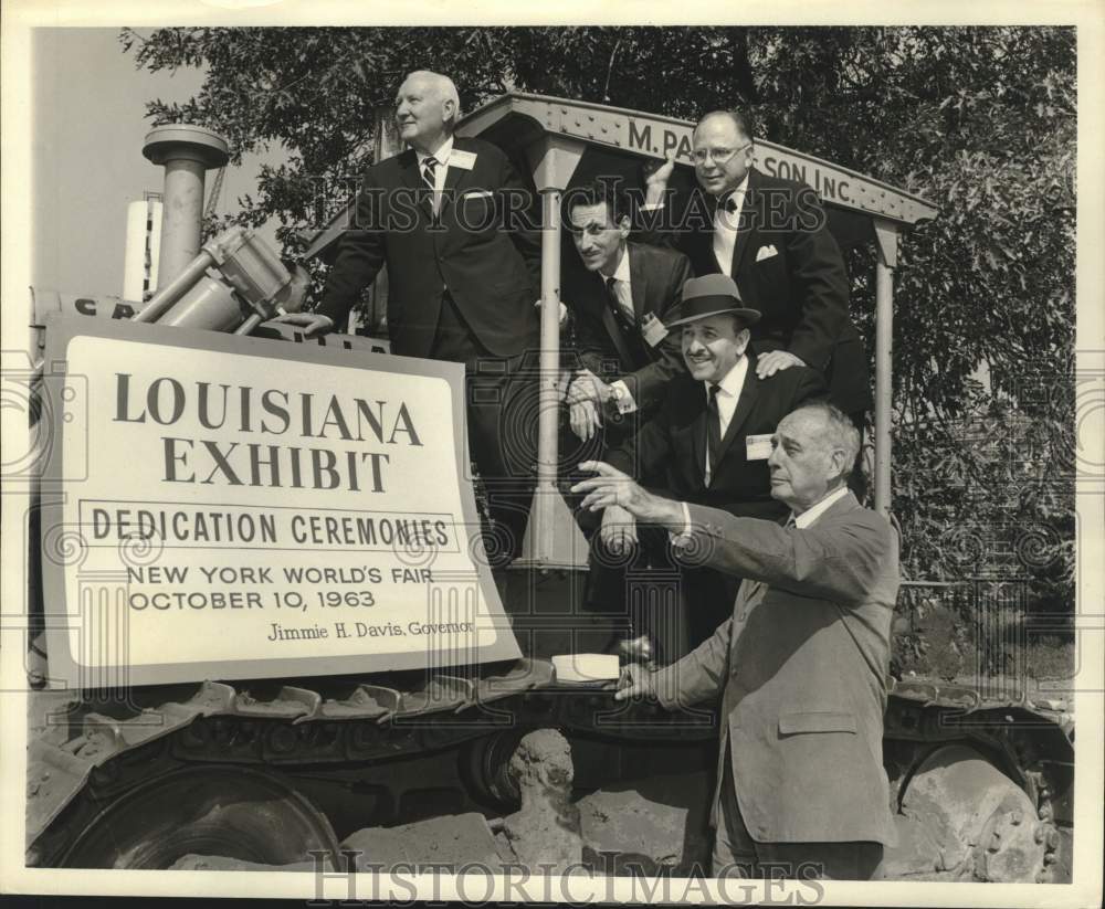 1964 Press Photo Louisiana Exhibit Dedication Ceremonies, New York World's Fair