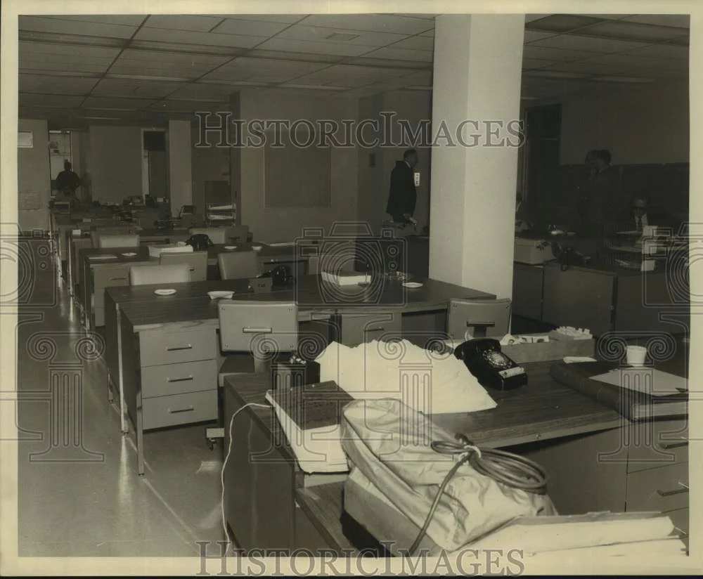 1968 Press Photo New Orleans Police - New Police Administration Building