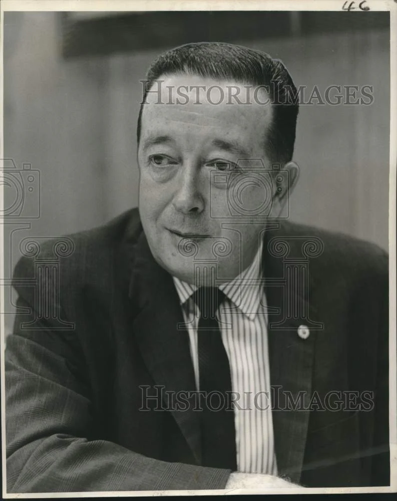 1964 Press Photo Optimist International - John M. Parker, International Affairs
