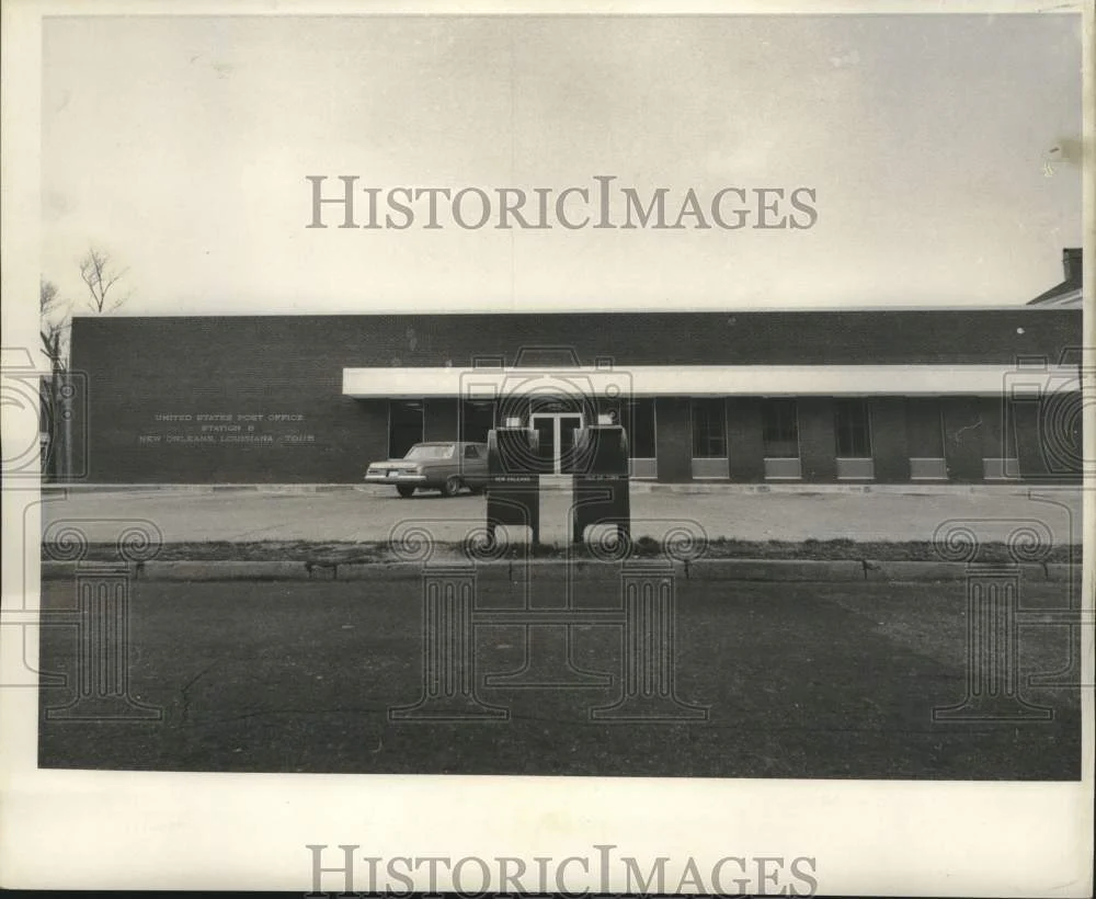 1968 Press Photo United States Post Office on Carondelet Street, New Orleans