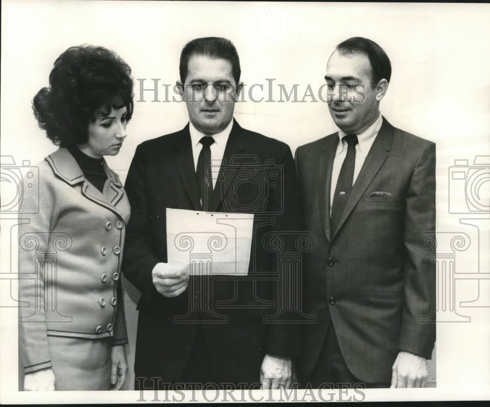 1969 Press Photo Louisiana Chapter National Cystic Research Foundation Officers