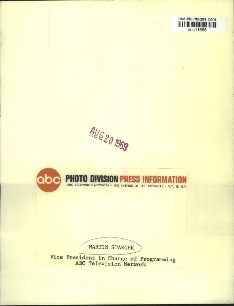 1969 Press Photo Martin Starger, Vice President of Programming at ABC Television - Image 2