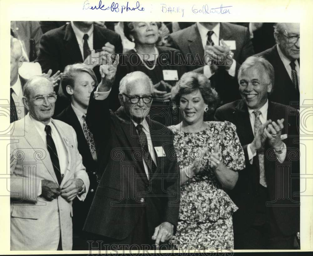 1988 Press Photo Delegates at Republican National Convention at the Superdome