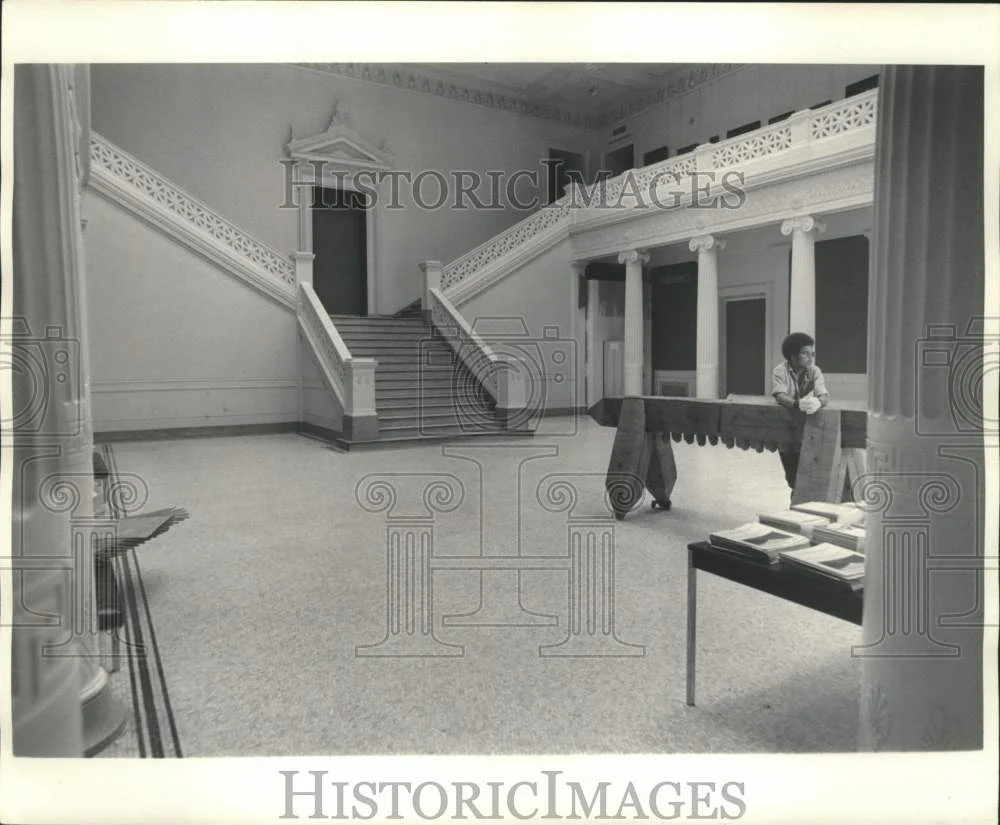 1977 Press Photo Interior view of New Orleans Museum of Art - noc25254