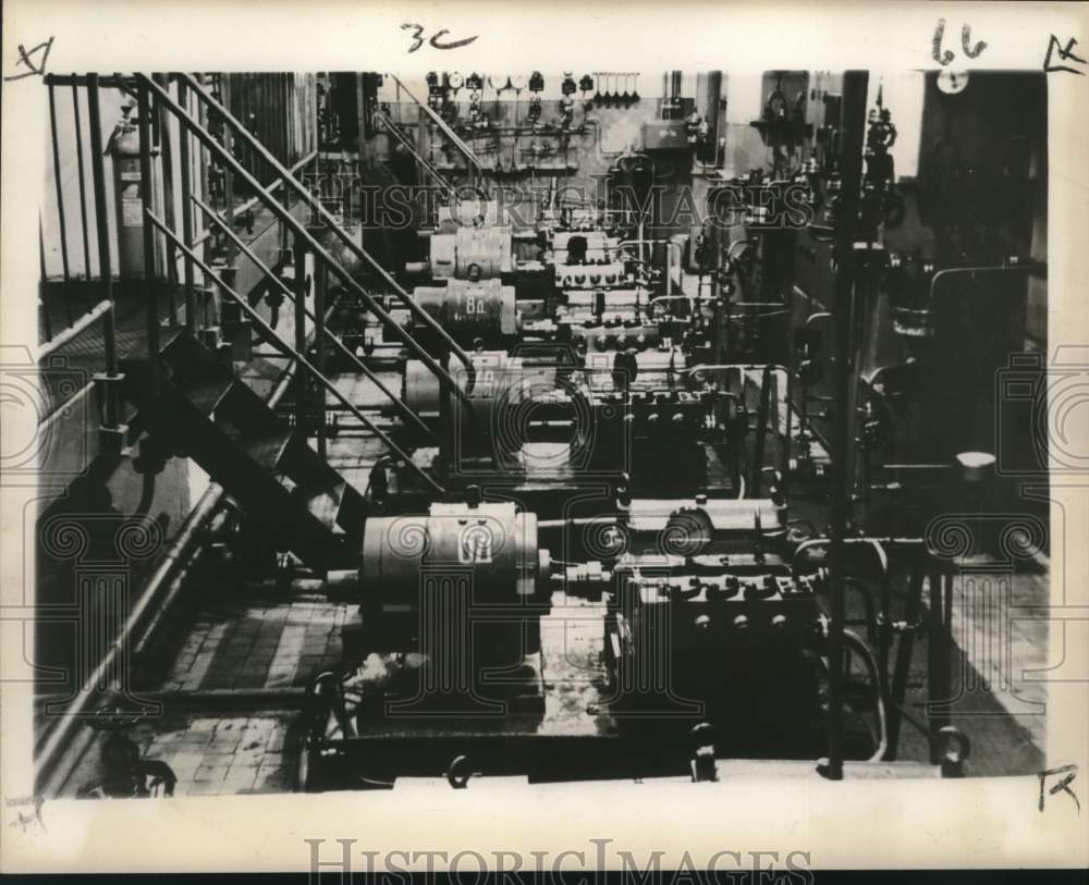 1957 Press Photo Russia's 'Pump Complex' in its new station - noc28617