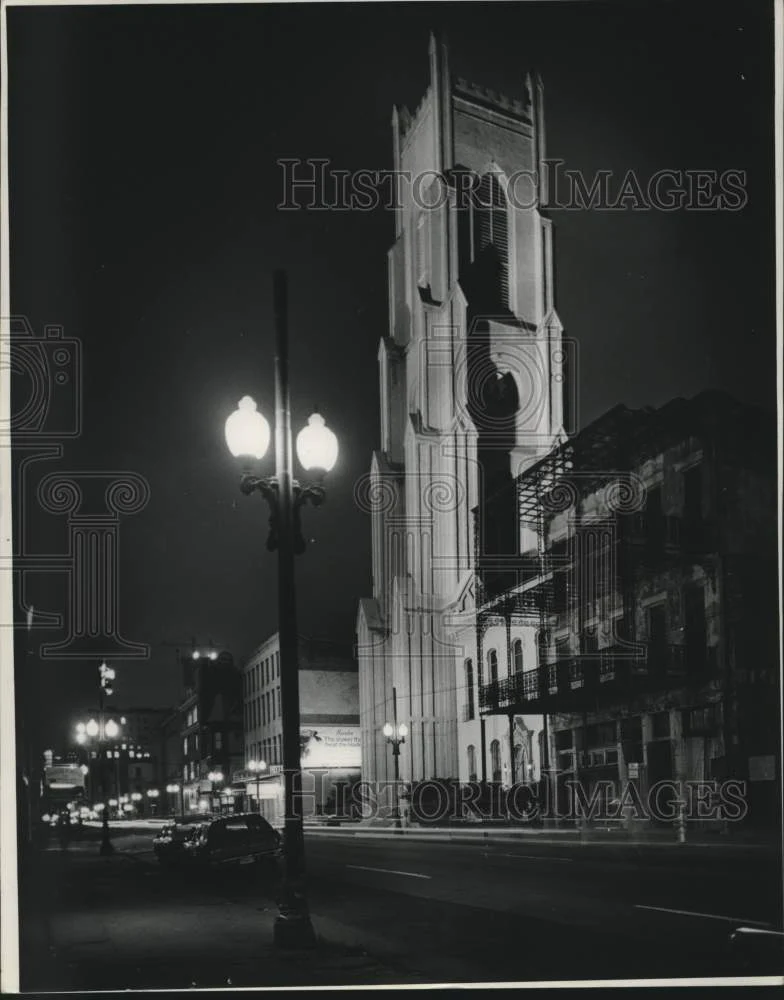 1972 Press Photo James Gallier, Sr. reconstructed St. Patrick's in Gothic style