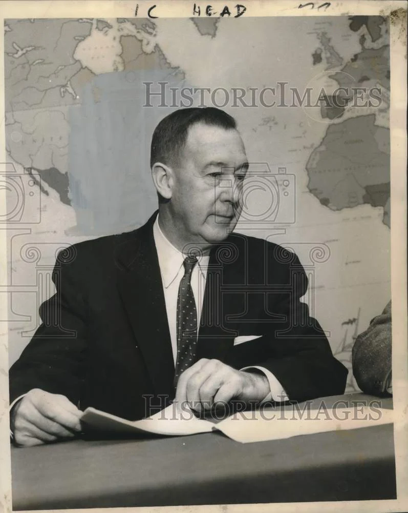 1959 Press Photo Richard Stanley, Louisville and Nashville railroad resident VP