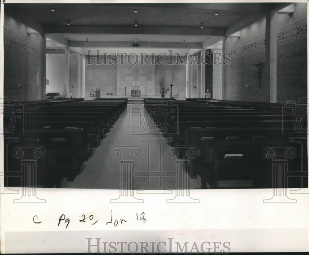 1969 Press Photo General interior view of St. Richard's of Chichester in Jackson