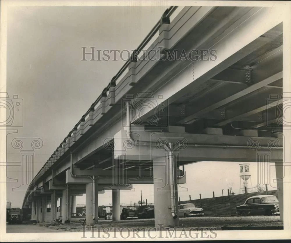 1962 Press Photo New Orleans - Robinson Street Overpass - noc34012