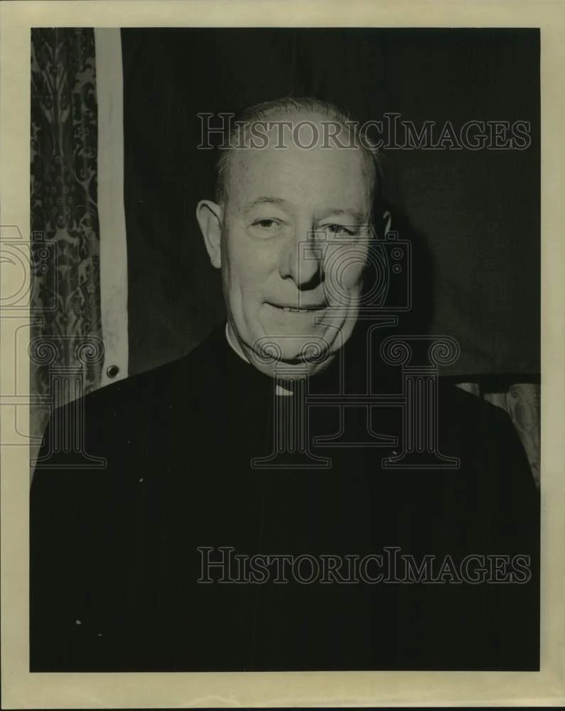 1965 Press Photo Reverend Carl J. Schutten of New Orleans - noc36078