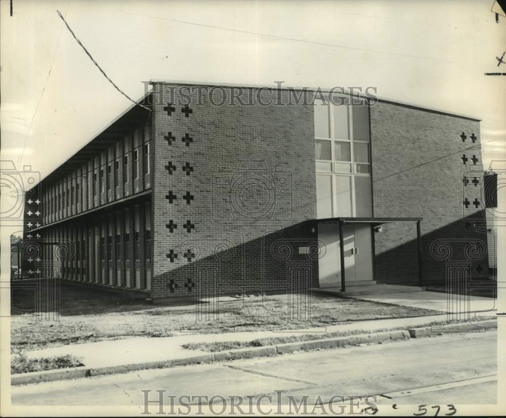 1961 Press Photo Salem Lutheran Parish House, Gretna, Louisiana - noc38925