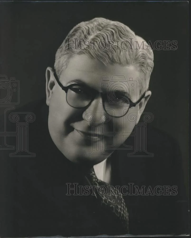 1950 Press Photo Marc J. Wolf, head of the W & Y Management Corporation