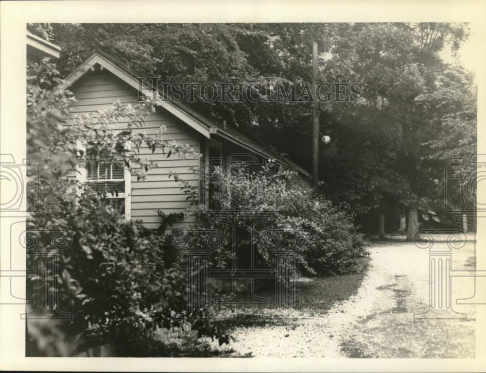 1957 Press Photo Shamrock Cabins - noc54011