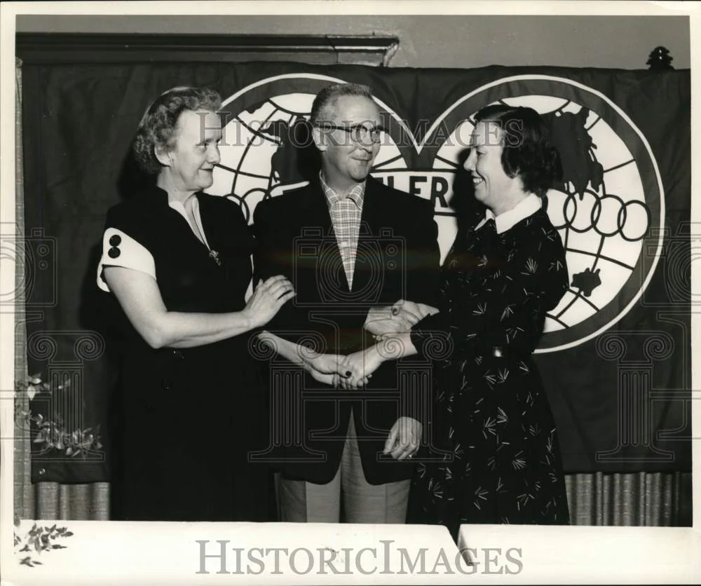 1955 Press Photo Travelers Aid southern executives elected in New Orleans