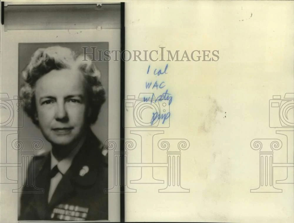 1966 Press Photo Army Lieutenant Colonel Elizabeth Hoisington, Newton, Kansas