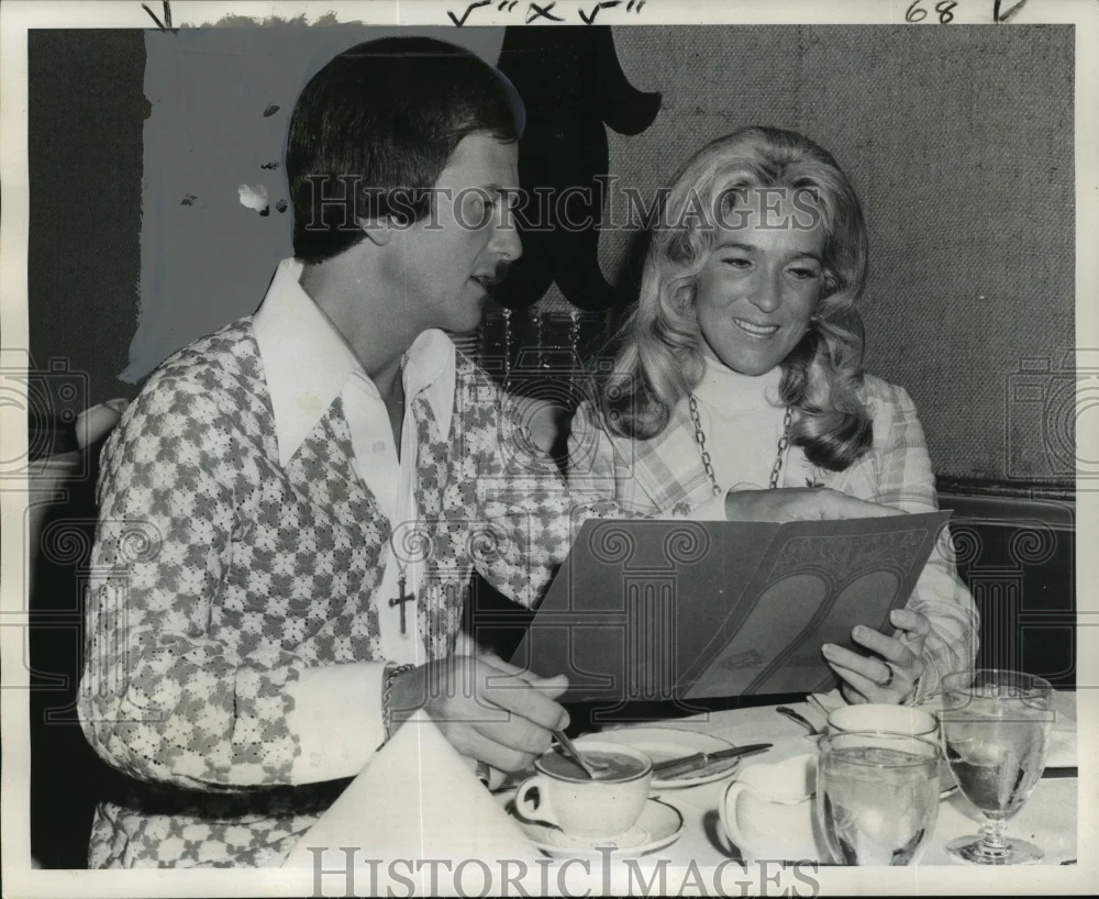 1973 Press Photo Pat and Shirley Boone to appear at the Fairmont's Blue Room
