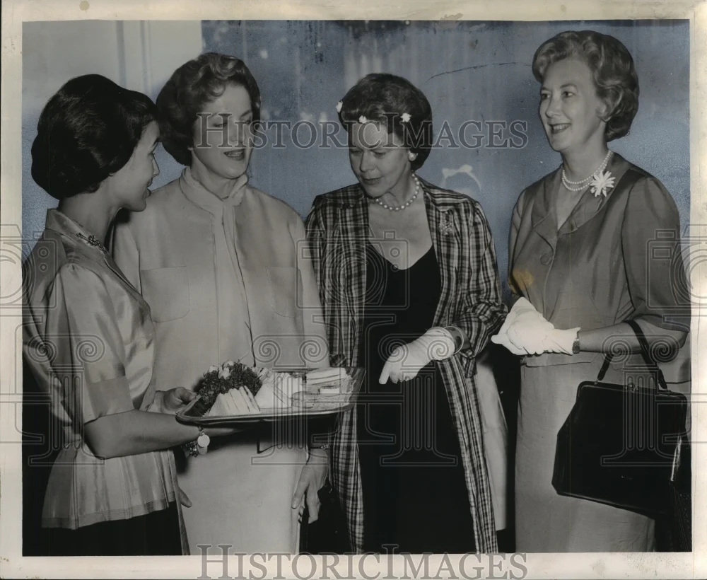 1962 Press Photo Junior League of New Orleans Annual Tea and Garden Party