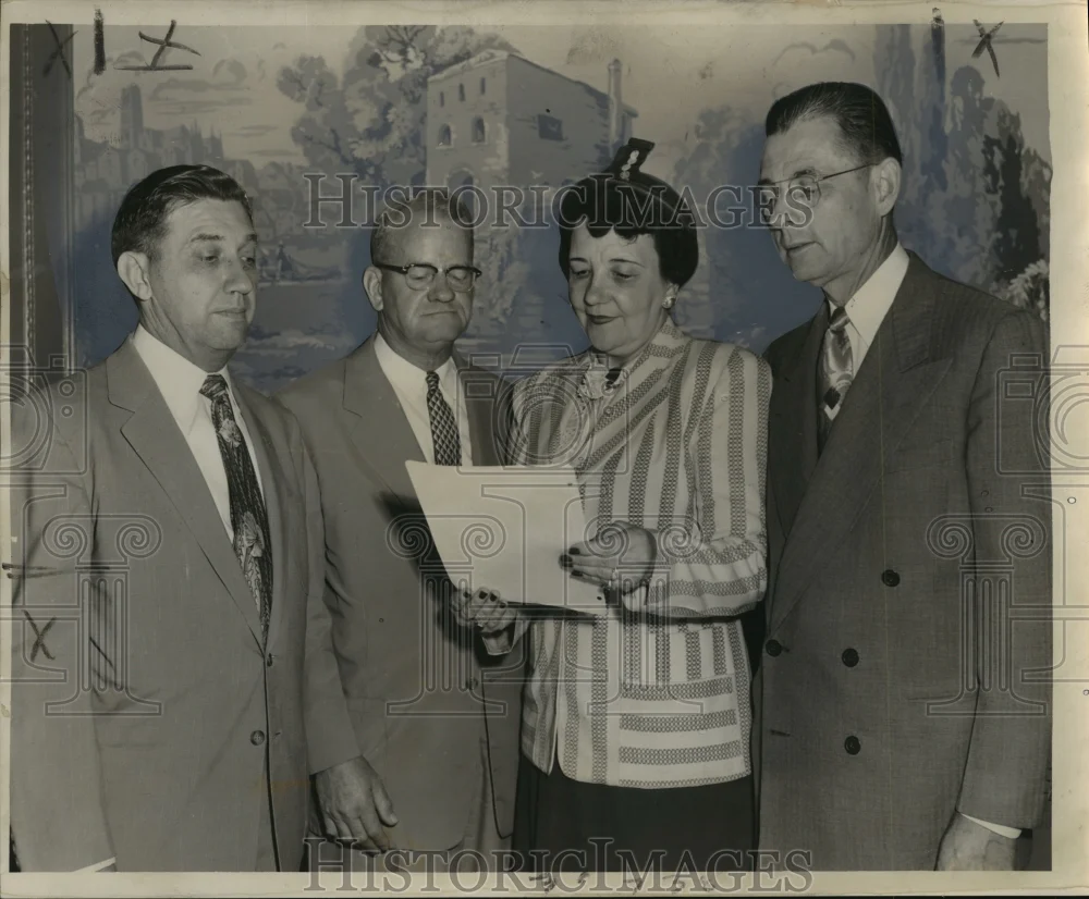 1954 Press Photo The New Orleans Homestead Savings and Loan League - noo01863