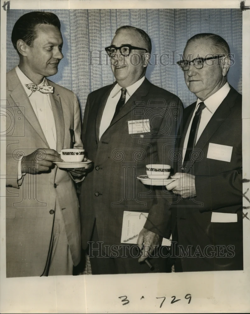 1961 Press Photo Doctors Frederick Zuspan, Cuthbert J. Brown & Ralph H. Riggs