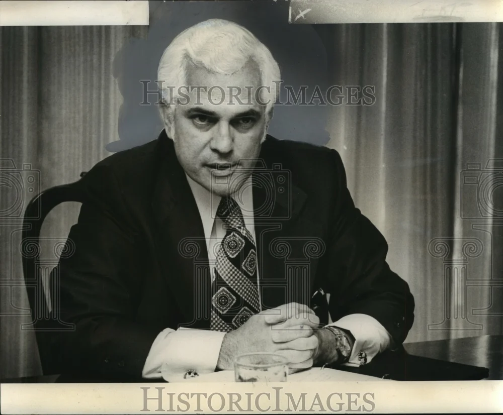 1974 Press Photo Justice of Louisiana Supreme Court Pascal Calogero - noo02863