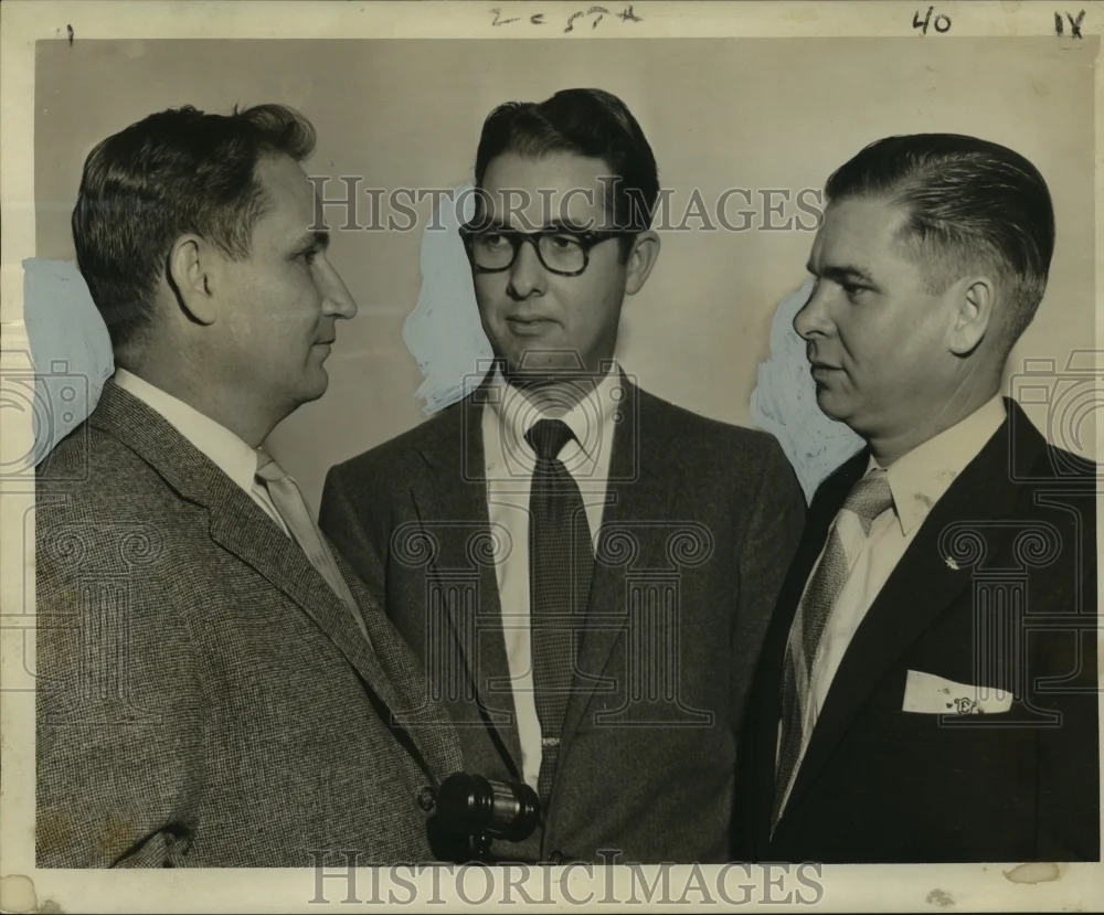 1955 Press Photo Harold Clark, New Orleans Mutual Insurance Agents President