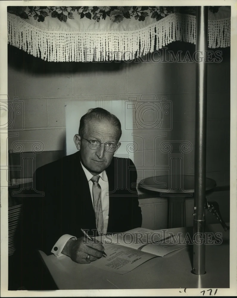 1962 Press Photo A.C. Cross, Swimming Pool Association of New Orleans