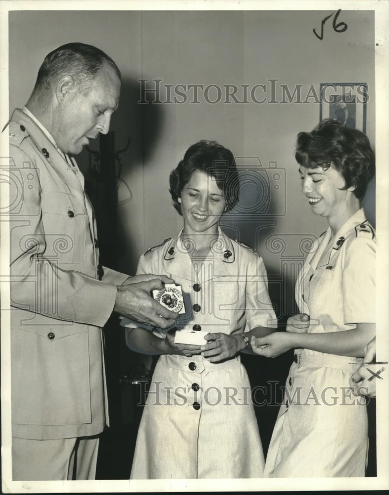 1963 Press Photo Col. Randall Stallings, director of 8th Marine Corps Reserve