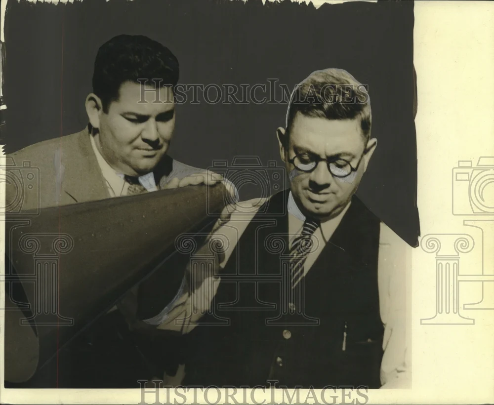 1935 Press Photo L. di Benedetto Jr. and Sr. - noo10923