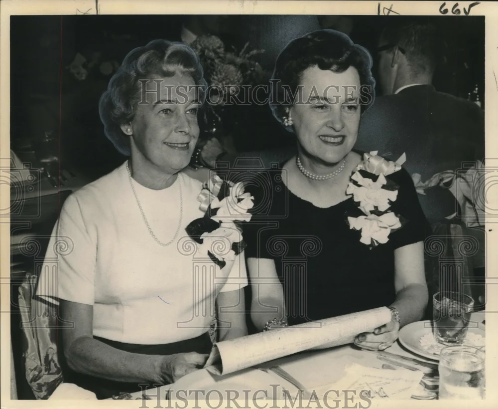 1964 Press Photo Mrs. George Dodge Jr, and Mrs. Hugh McCloskey Evans - noo11309