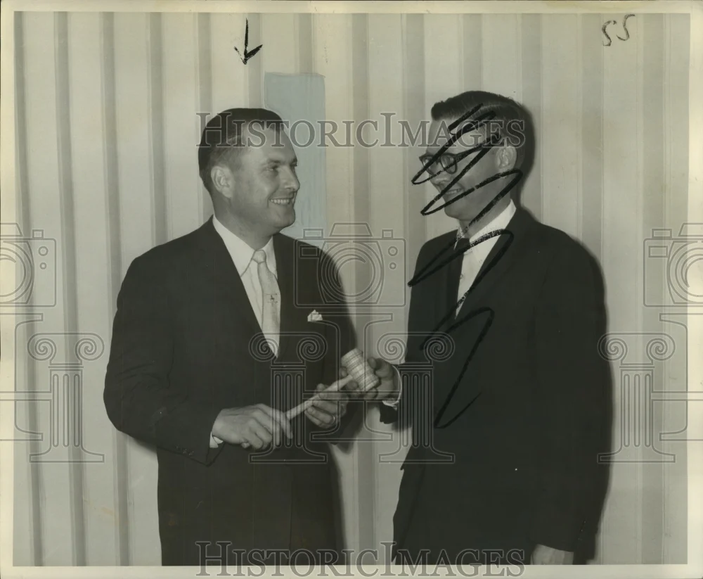 1961 Press Photo American Institute of Banking - Harold Erath, New Orleans