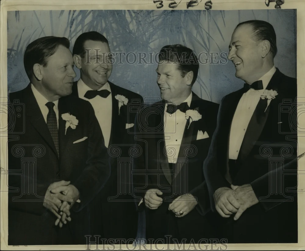 1960 Press Photo Principals at fund raising testimonial dinner-Jefferson Parish