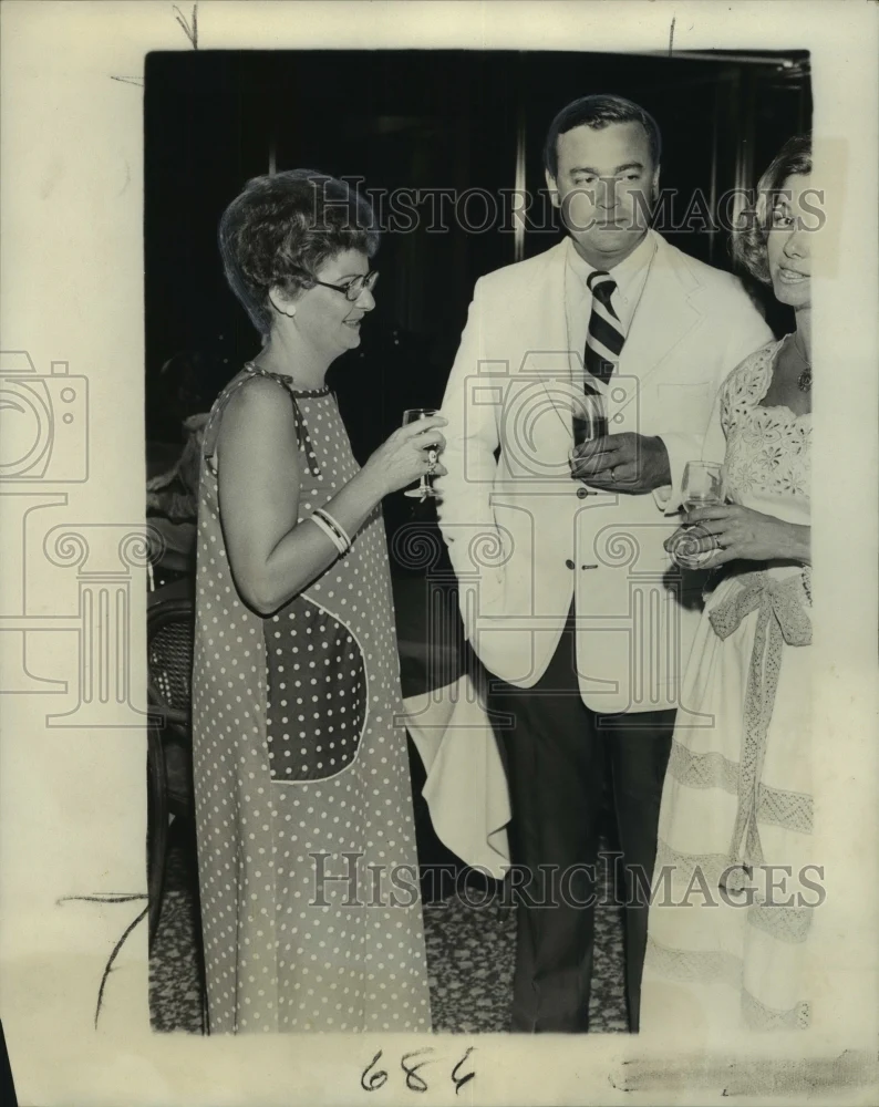 1975 Press Photo Diane Fee, New Orleans Opera Association & Bill Slatten