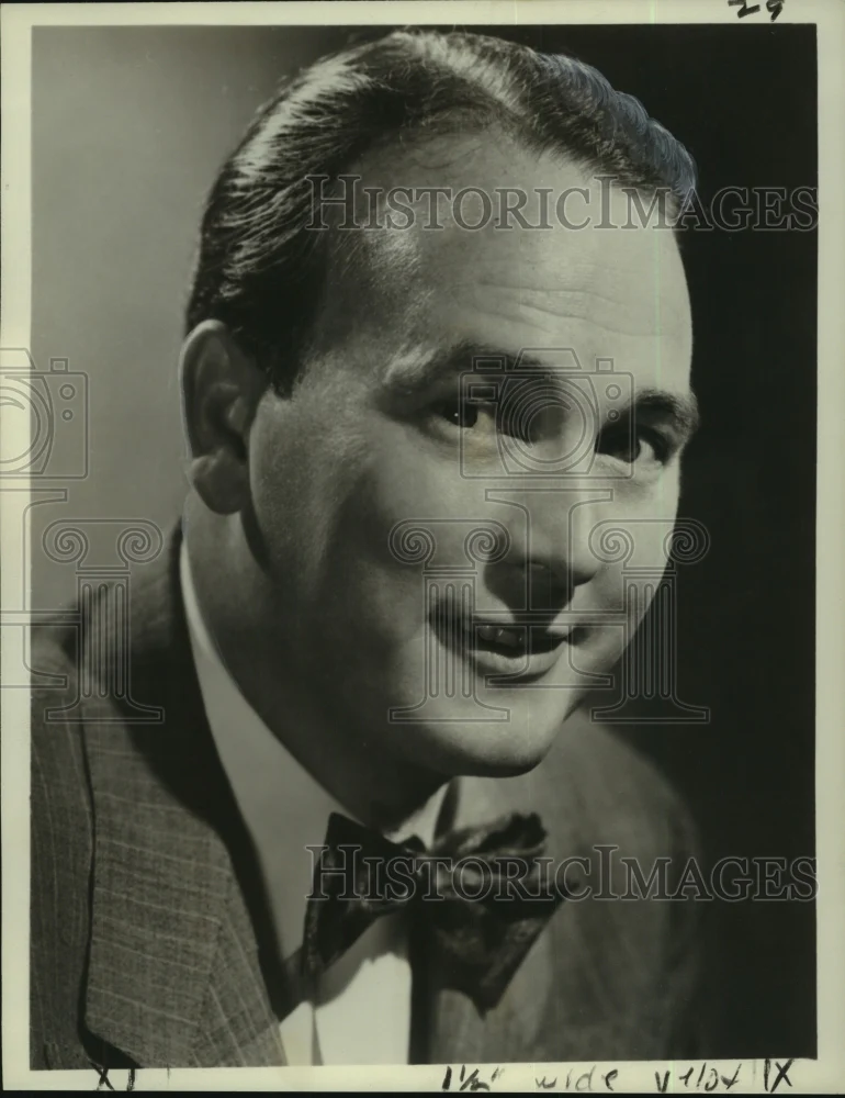 1954 Press Photo Texas Humorist, Radio Host, Author John Henry Faulk - noo16498