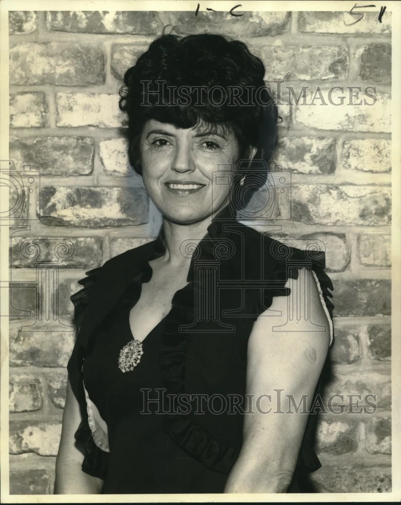 1973 Press Photo Parks & Parkways Commission chairman Mrs. Rita Galiano