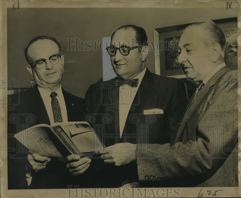 1958 Press Photo Southwest region Zionist leaders in convention, Roosevelt hotel