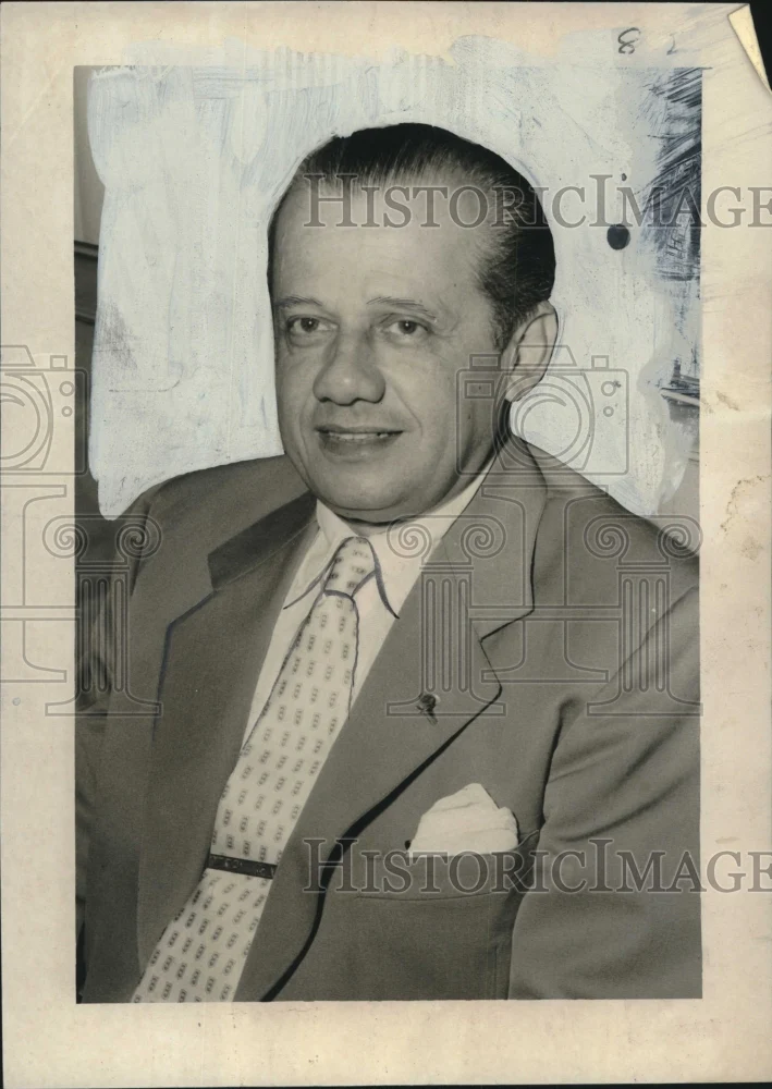 1956 Press Photo Guillermo Espinosa, director of music, Pan-American Union