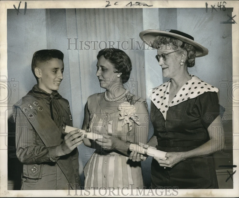1955 Press Photo Orleans parish unit of the American Cancer Society - noo19695