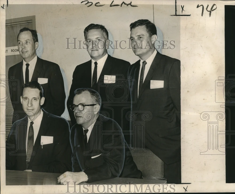 1963 Press Photo Attendees of the Louisiana Heart Association Convention