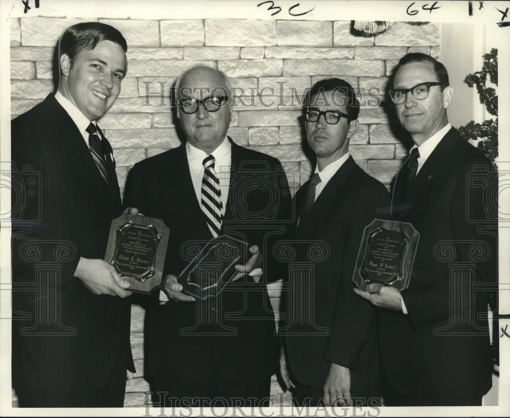 1970 Press Photo Recipients of the Business Alumnus Awards for Tulane University