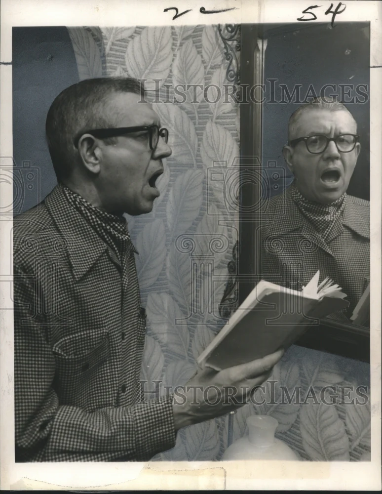 1960 Press Photo Joe Green, learning how to talk without vocal cords