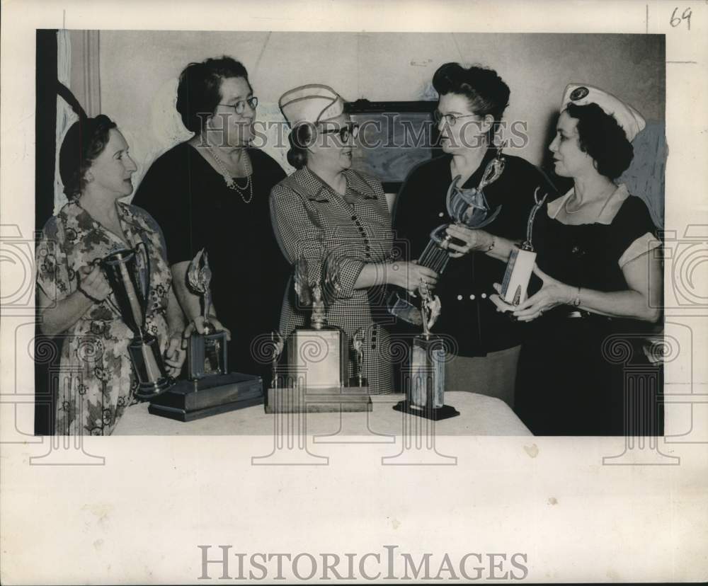 1951 Press Photo Mrs. Ava Marie Gonzales, Disabled American Veterans' Auxiliary