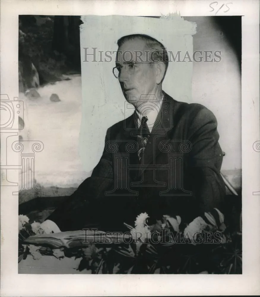 1956 Press Photo Reverend Jesse Hughes of Harahan's First Baptist Church