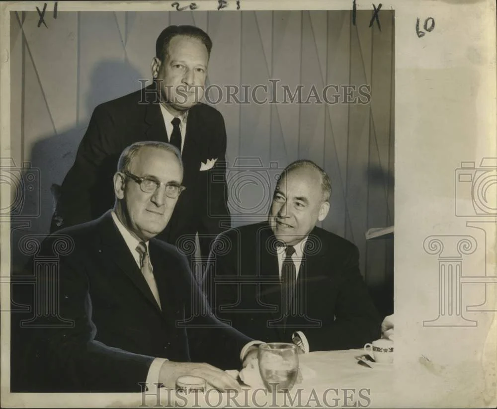 1960 Press Photo YMCA's building fund drive members in New Orleans - noo31148