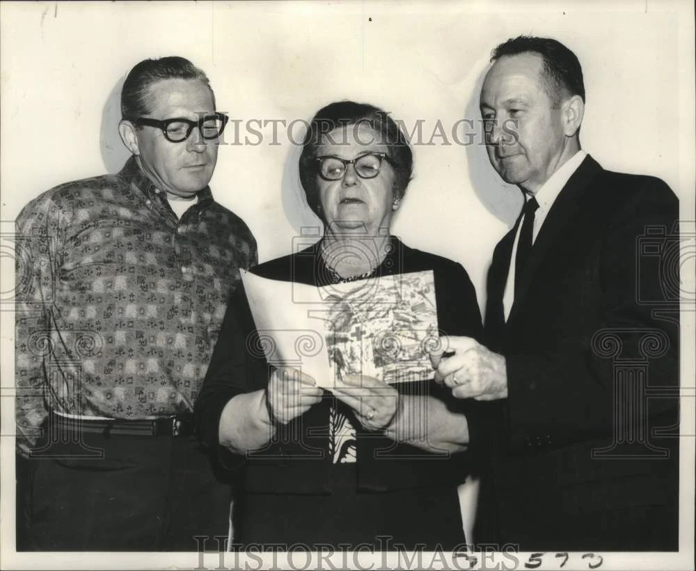1966 Press Photo Chairmen, Algiers Unit, New Orleans Chapter, American Red Cross