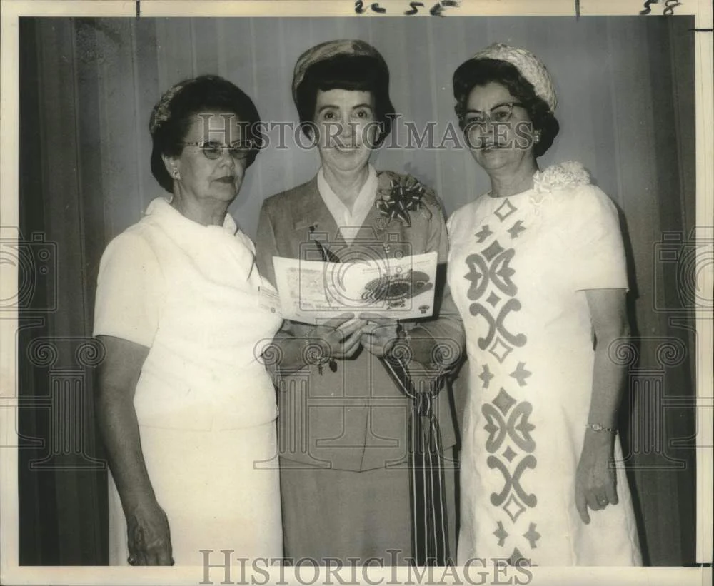 1968 Press Photo Louisiana Department, American Legion Auxiliary Officials