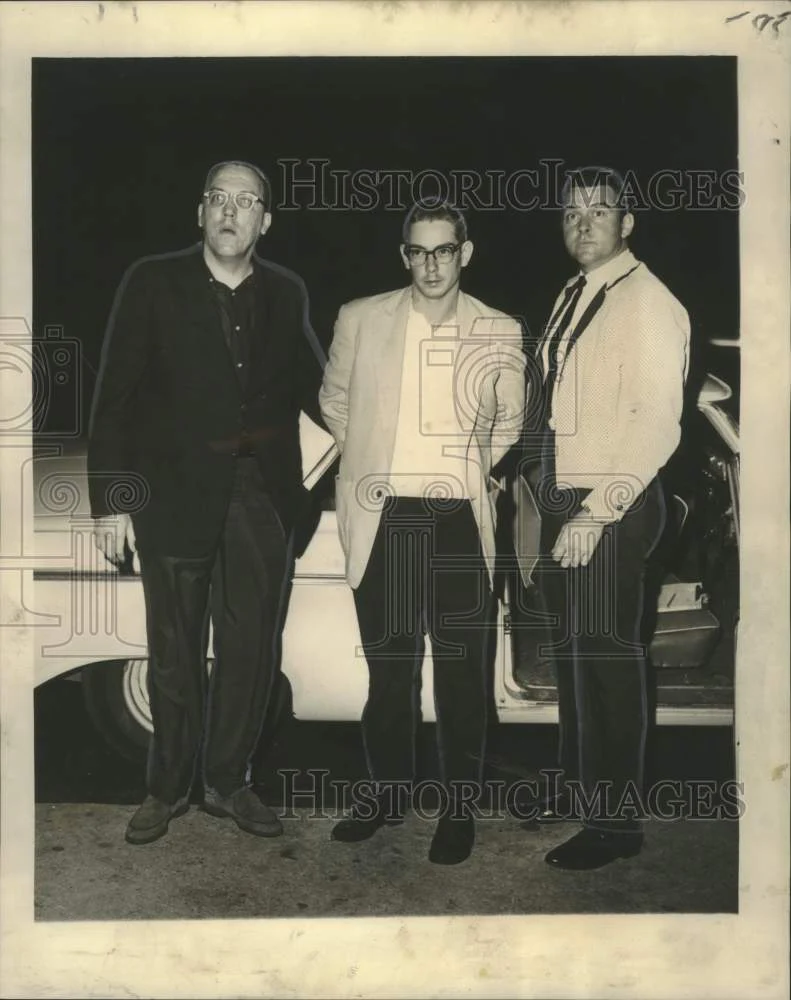 1964 Press Photo Allan Bruce Hutchinson arrested for the 7-11 Food Store robbery