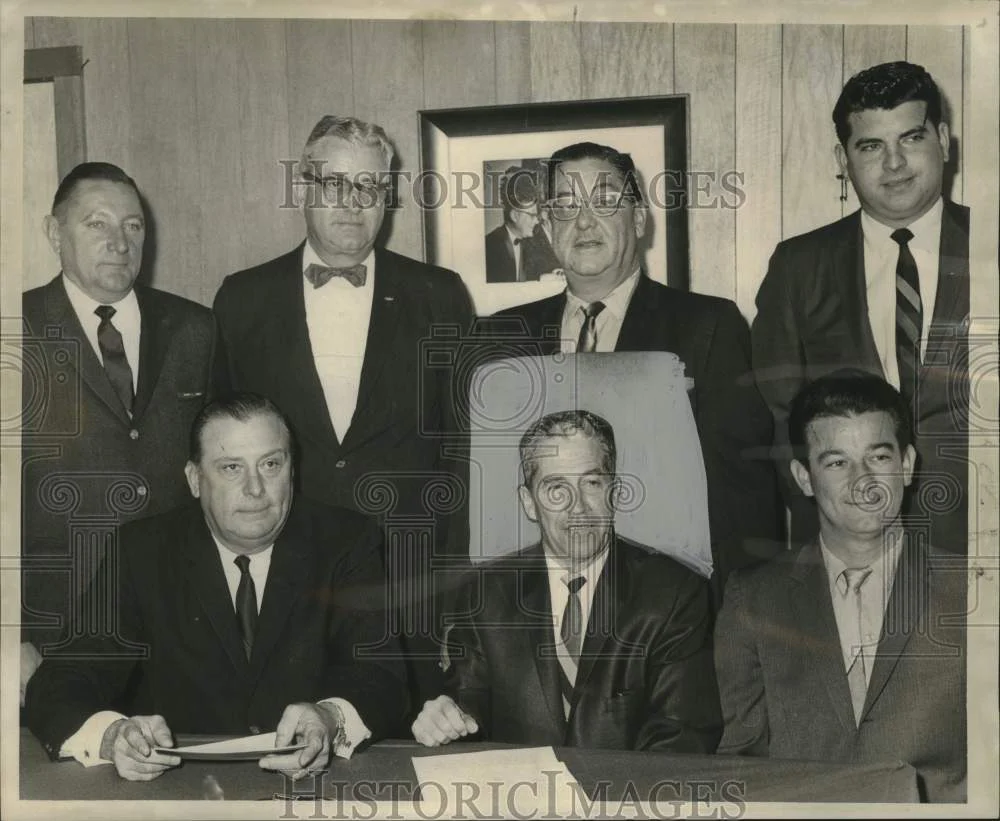 1967 Press Photo Officers of Louisiana Independent Used Car Dealer Association