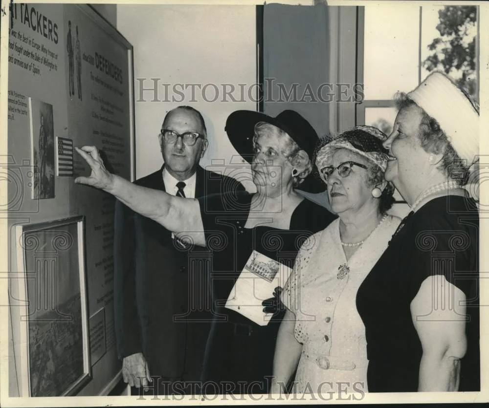 1964 Press Photo Battle of New Orleans Sesquicentennial Celebration Committee
