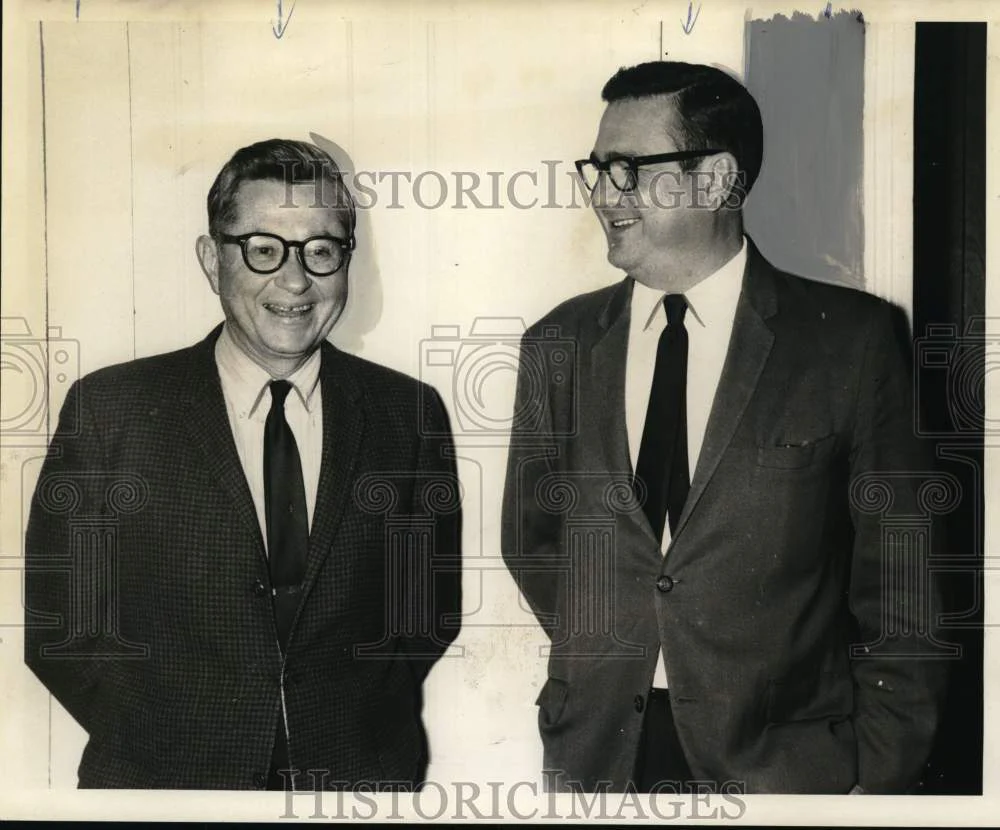 1970 Press Photo Dr. George Byrne & Fred Milhaus of Pass Christian Yacht Club